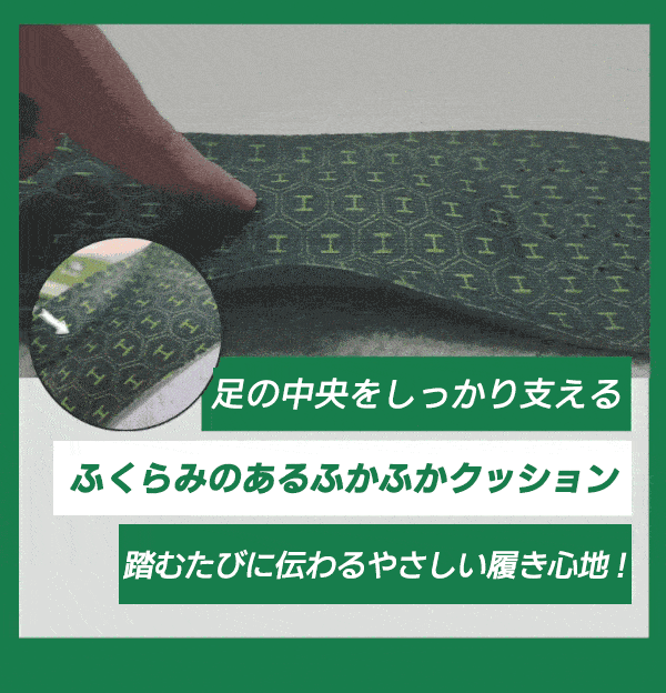 強力アーチ&ふかふかクッションで、足がぐんと楽に!FOLAX AIRインソール