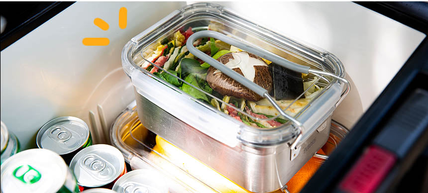 【5-in-1】スマートなキャンプ用飯盒セット! 4BNKステン飯盒(ハンゴウ)