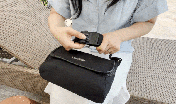 スキを一切与えない。360° 全方向から貴重品を守る、LOCKEEP mini